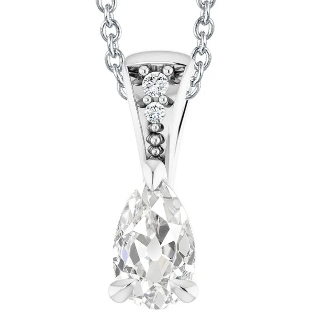 White Gold 14K Natural Earth Mined Diamond Pendant Round Pear Old Cut 350 Carats HarryChadEntcom Necklaces White Gold 14K Natural Earth Mined Diamond Pendant Round Pear Old Cut 350 Carats HarryChadEntcom Necklaces