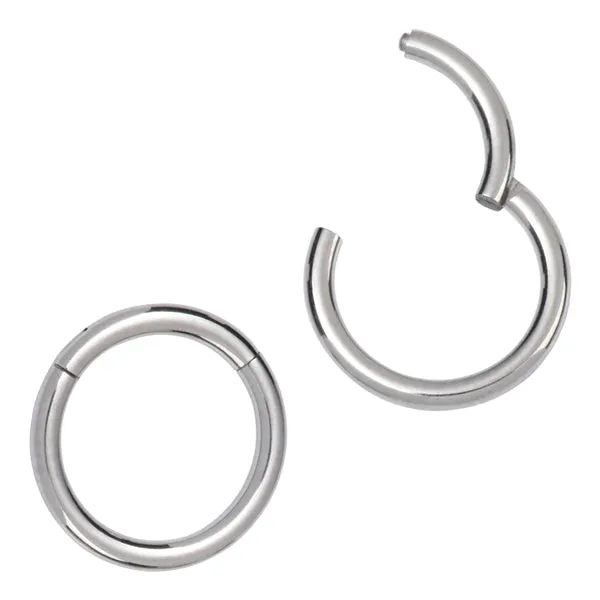 14g Titanium Hinged Segment Ring Tulsa Body Jewelry Rings