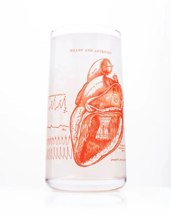 Anatomical Heart Drinking Cognitive Surplus Necklaces
