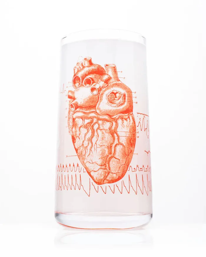 Anatomical Heart Drinking Cognitive Surplus Necklaces