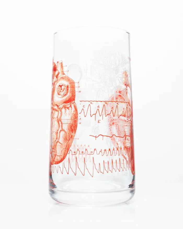 Anatomical Heart Drinking Cognitive Surplus Necklaces