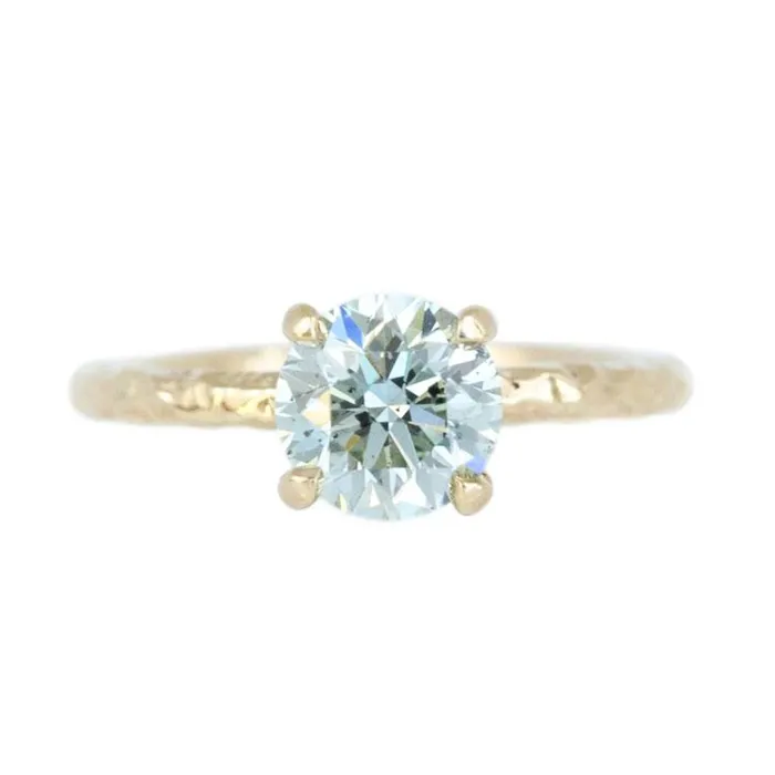 Anueva Jewelry Rings 150ct GIA Fancy Light Green Diamond Ring in Yellow Gold Evergreen Solitaire Anueva Jewelry Rings 150ct GIA Fancy Light Green Diamond Ring in Yellow Gold Evergreen Solitaire