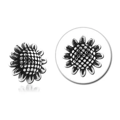 Bracelets 14g Sunflower Stainless End Tulsa Body Jewelry