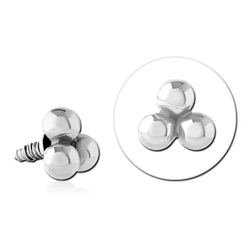Bracelets Tulsa Body Jewelry 16g 3Ball Stainless End