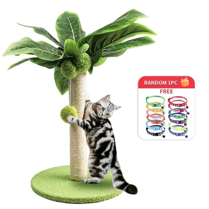 Cute Cat Scratching Post Tree CatCurio Pet Store Necklaces
