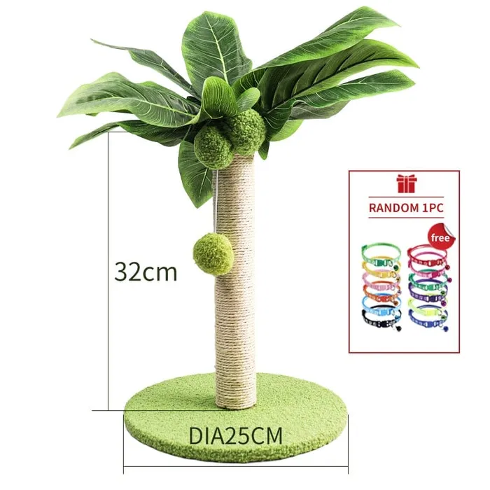 Cute Cat Scratching Post Tree CatCurio Pet Store Necklaces