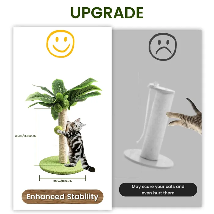 Cute Cat Scratching Post Tree CatCurio Pet Store Necklaces