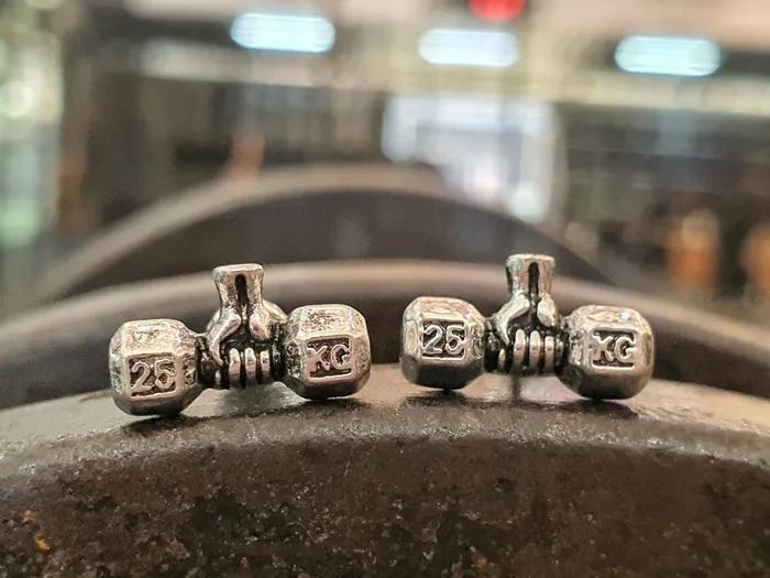 Earrings Barbell Beauties Dumbbell Earrings