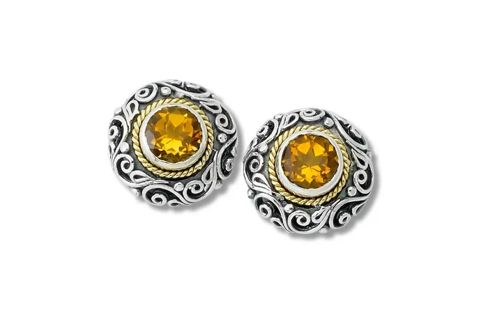 Earrings Imun Earrings Citrine Samuel B