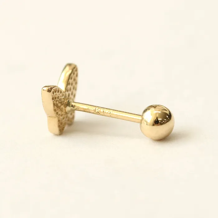 Earrings MinimalBijoux 14K Gold Enamel Color Butterfly Cartilage Earring 20G18G16G