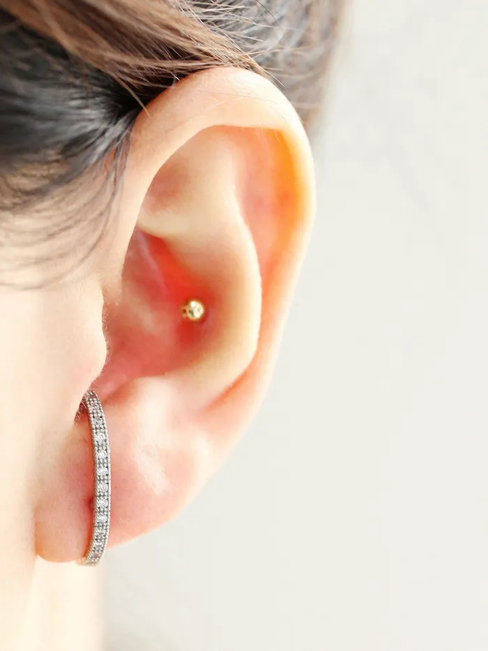 Earrings MinimalBijoux Point CZ Ear cuff earring
