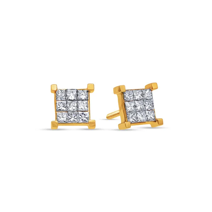 IF Co Earrings Micro Davin Diamond Cluster Earrings