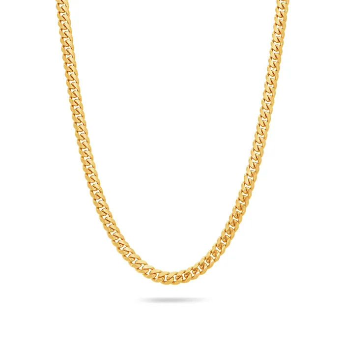 IF Co PreStyled Sets Gold Cuban Link Chain 32mm