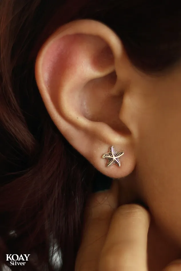 KOAY Earrings Star Fish Earrings KOAY Earrings Star Fish Earrings