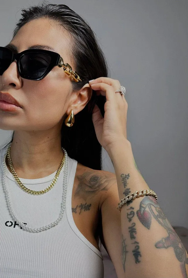 Mabel Love Boutique Chunky Pear Earrings Earrings