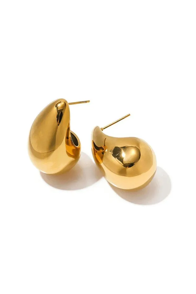 Mabel Love Boutique Chunky Pear Earrings Earrings