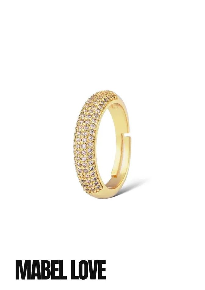 Mabel Love Boutique Rings Gold Simple Diamond Ring