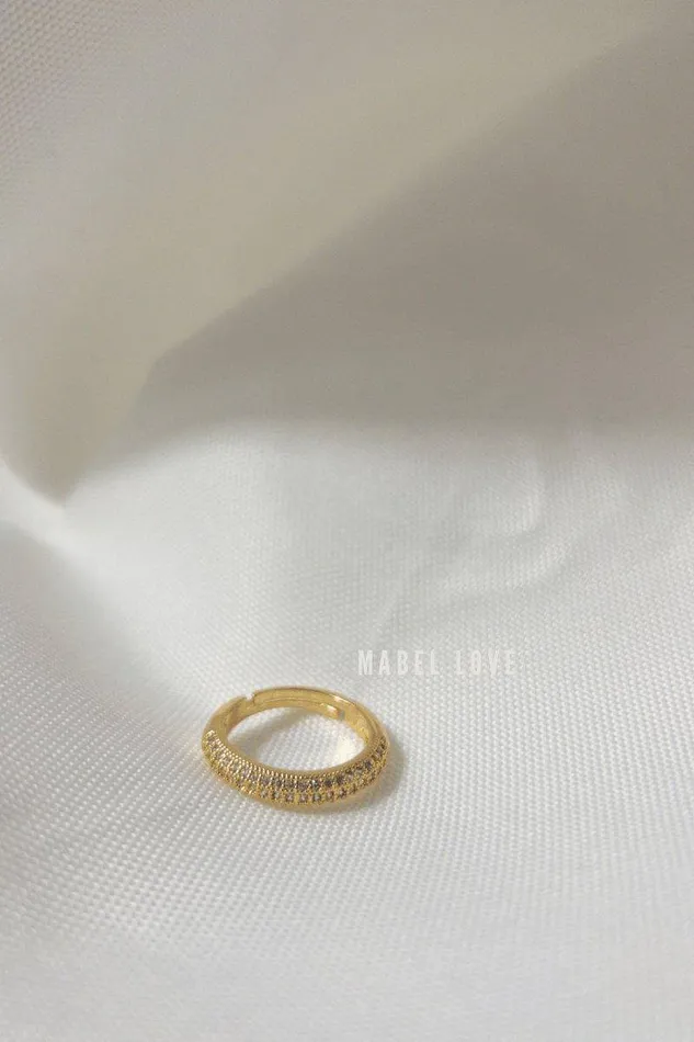 Mabel Love Boutique Rings Gold Simple Diamond Ring