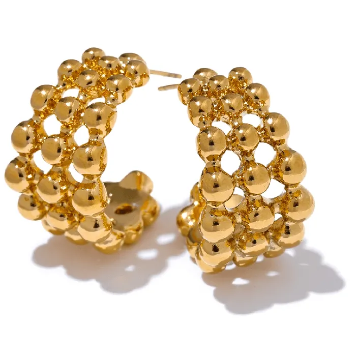 Mabel Love Co Earrings Adella Hoop Earrings