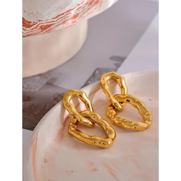 Mabel Love Co Earrings Double Drop Earrings