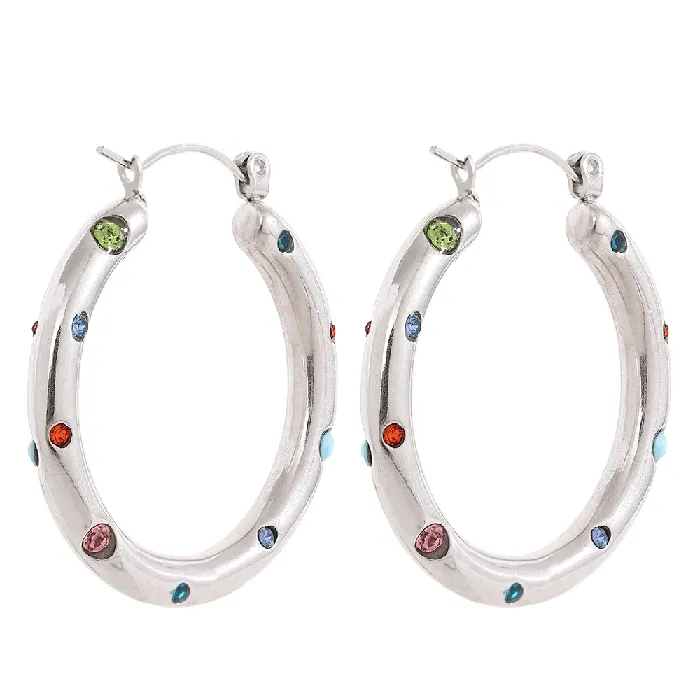 Mabel Love Co Earrings Kaleidoscope Bliss Hoop Earrings