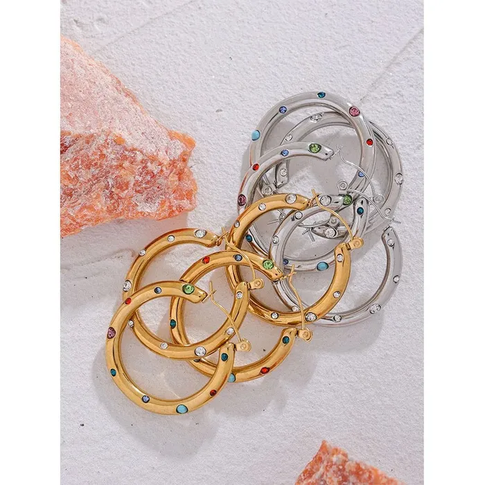 Mabel Love Co Earrings Kaleidoscope Bliss Hoop Earrings