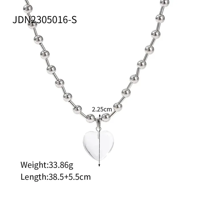 Mabel Love Co Necklaces Heart Beaded Necklace