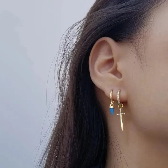 Mabel Love Earrings 925 sword earrings