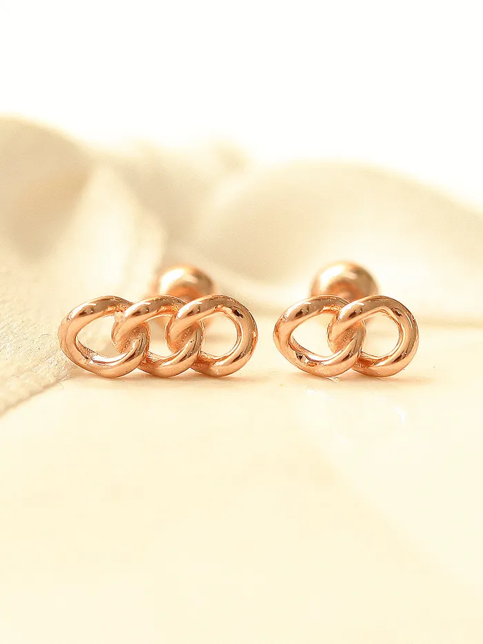 MinimalBijoux Earrings 14K gold Chain cartilage earring 20g