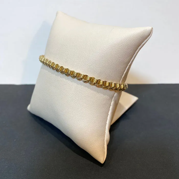 Moriartys Gem Art Bracelets 14K Yellow Gold Small Chino Link Bracelet