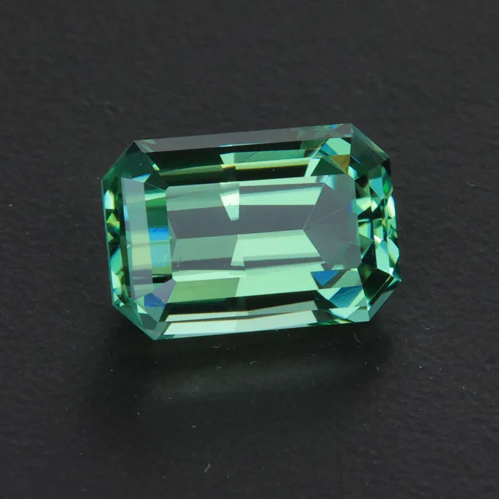 Moriartys Gem Art Earrings Green Emerald Cut Tourmaline Gemstone 630 Carats Moriartys Gem Art Earrings Green Emerald Cut Tourmaline Gemstone 630 Carats