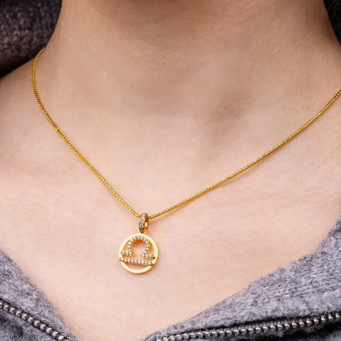 Nano Zodiac Necklace Libra IF Co Necklaces