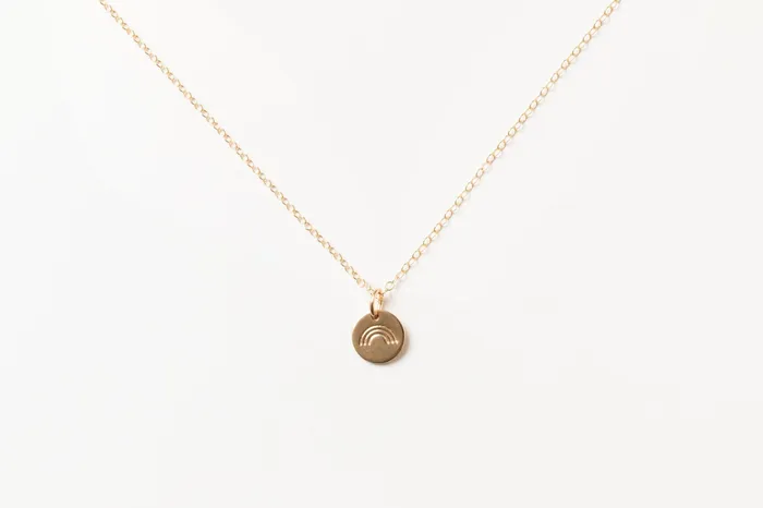Necklaces Hope Rainbow Necklace Gold Fill Sheena Marshall Jewelry