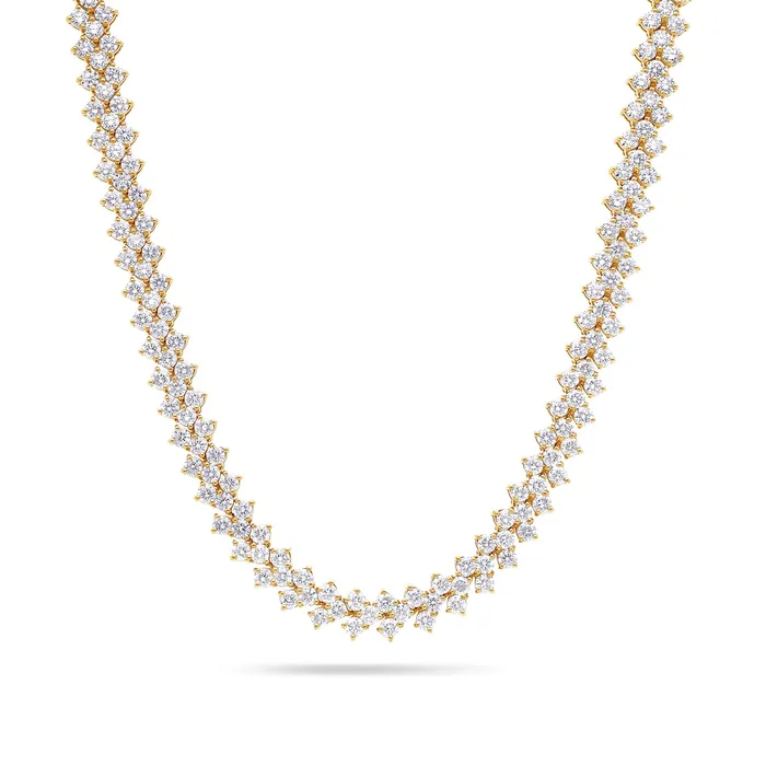 Necklaces IF Co Enzo Diamond Tennis Necklace