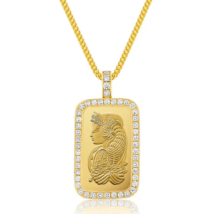 PreStyled Sets IF Co Standard 1oz Suisse Gold Bar Lady Fortuna 1Row Bezel PreStyled Sets IF Co Standard 1oz Suisse Gold Bar Lady Fortuna 1Row Bezel