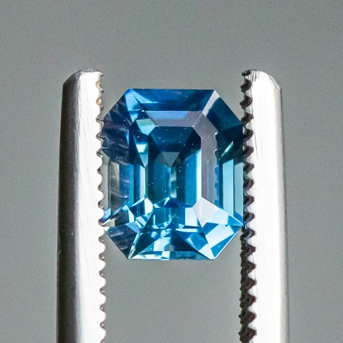 Rings 138CT EMERALD CUT MADAGASCAR SAPPHIRE OCEAN BLUE 671X551X412MM JEWELMINE GEMS Rings 138CT EMERALD CUT MADAGASCAR SAPPHIRE OCEAN BLUE 671X551X412MM JEWELMINE GEMS