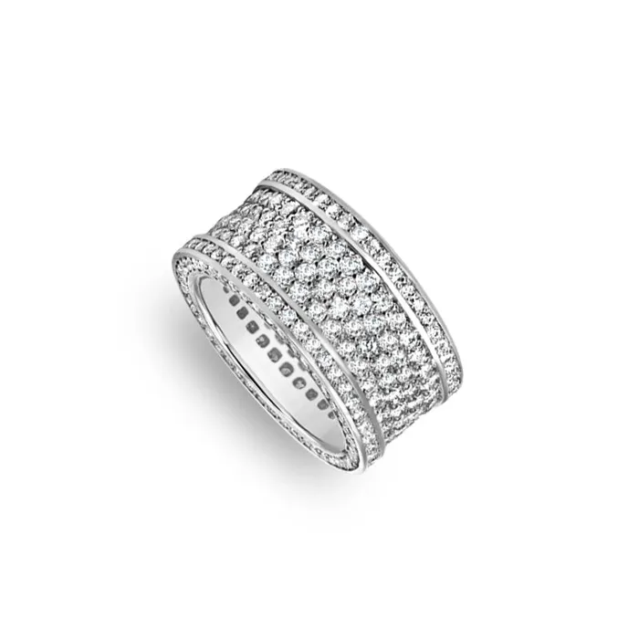 Rings Massimo Eternity Ring 4Row IF Co Rings Massimo Eternity Ring 4Row IF Co