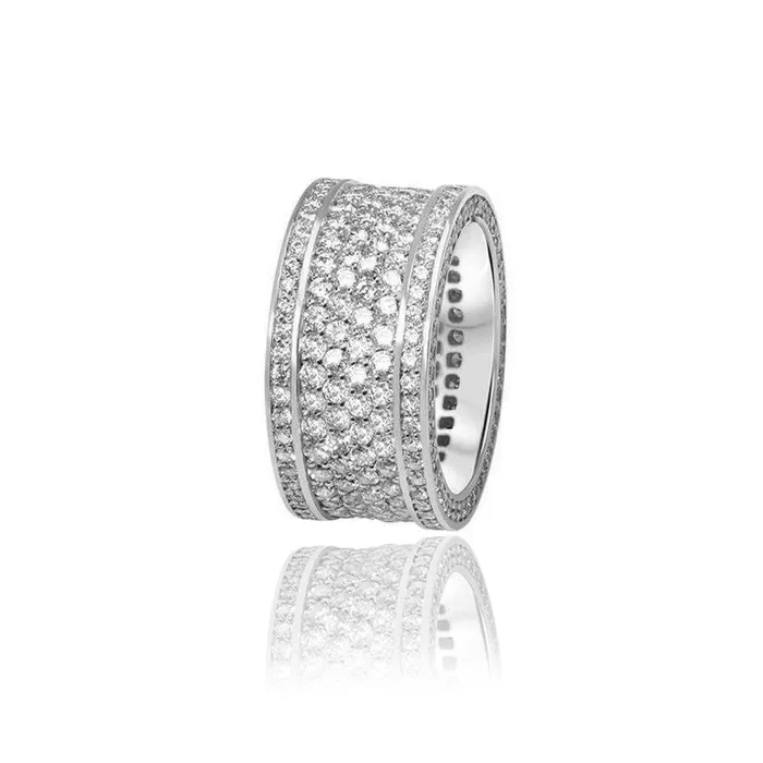 Rings Massimo Eternity Ring 4Row IF Co Rings Massimo Eternity Ring 4Row IF Co