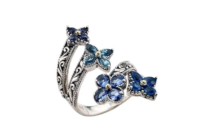 Rings Samuel B Blue Hana Ring