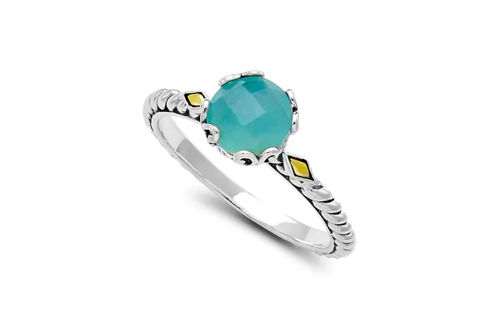 Samuel B Rings Glow Ring Aquamarine