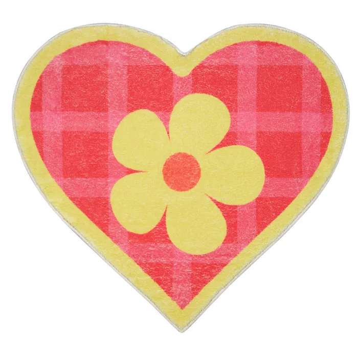 shopsnackbreak Necklaces La Fleur Plaid Heart Rug