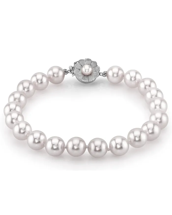SPT White Japanese Akoya Pearl Bracelet 7580mm Bracelets