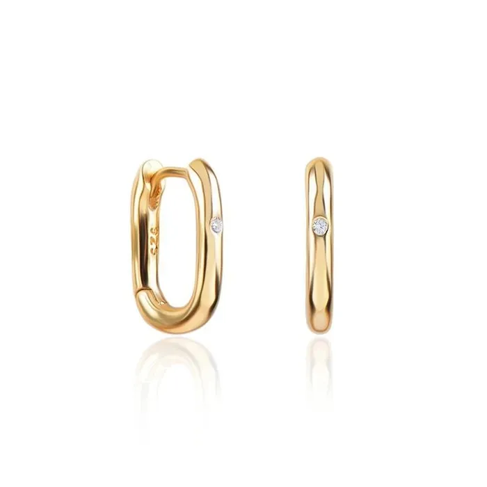 Square Hoop Earrings Mabel Love Co Earrings