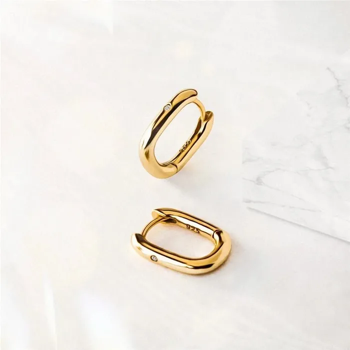 Square Hoop Earrings Mabel Love Co Earrings