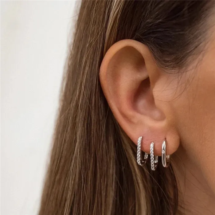 Square Hoop Earrings Mabel Love Co Earrings