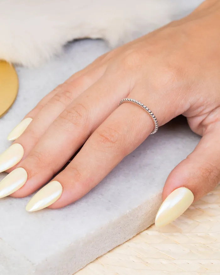 Tiny balls ring 0116 KOAY Silver Store Rings