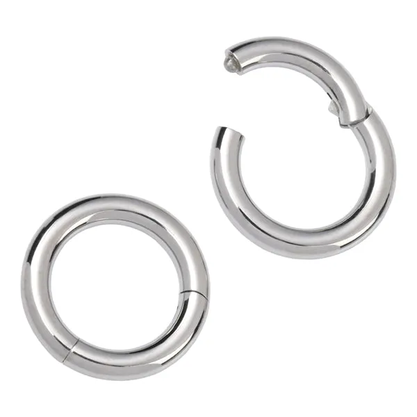 Tulsa Body Jewelry Rings 8g Titanium Hinged Segment Ring