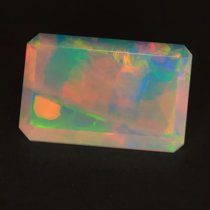 vendorunknown Earrings 615ct Emerald Cut Ethiopian Opal