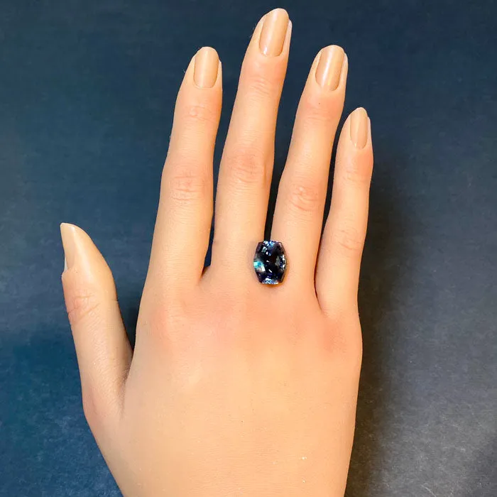 vendorunknown Rings Antique Cushion Cut Fancy Mermaid Tanzanite 1161 Carats