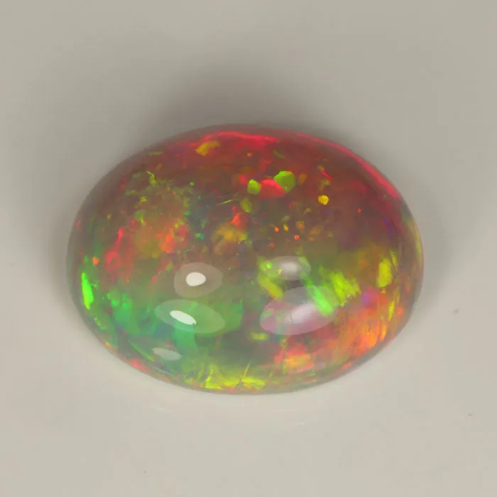 vendorunknown Rings HIDDEN GEM Oval Cabochon Cut Opal 2541 Carats